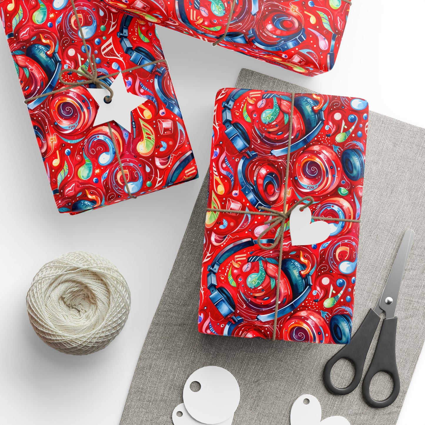 Electric Melody – Bold Music Wrapping Paper
