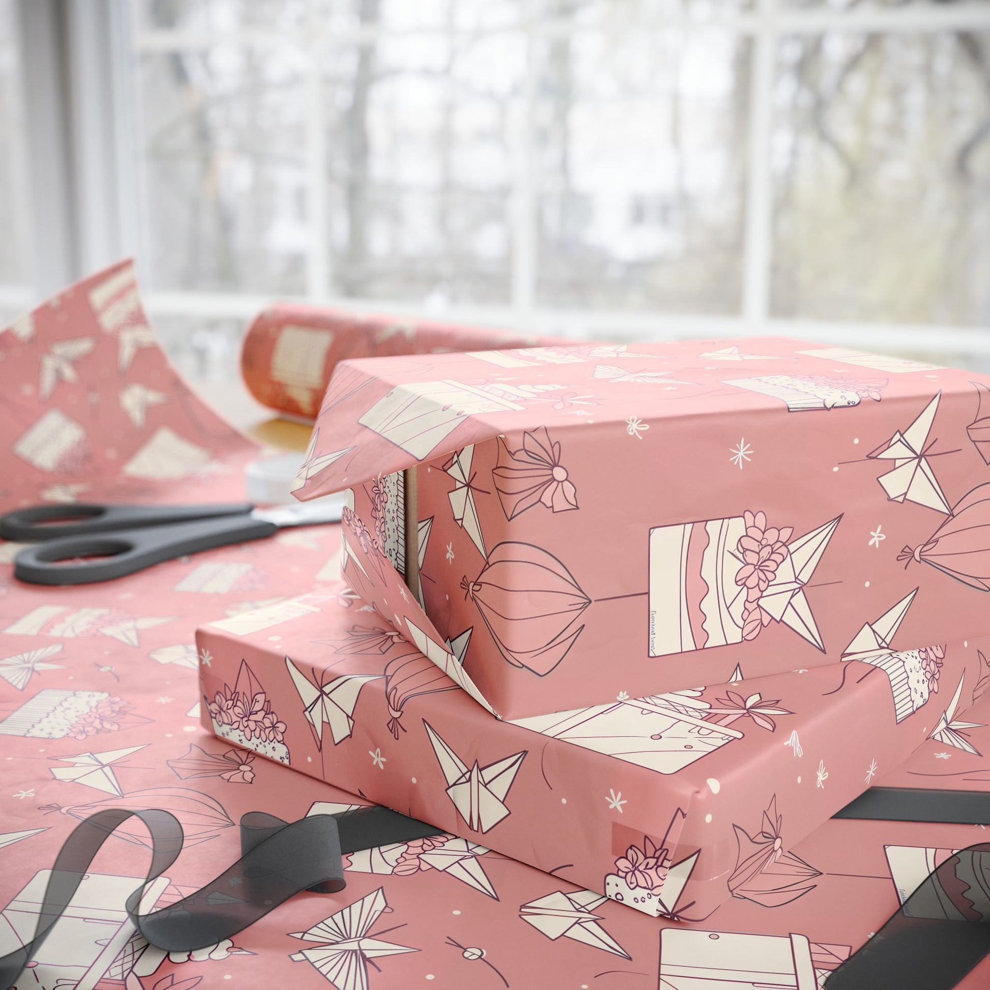 Charming Origami Gift Wrap