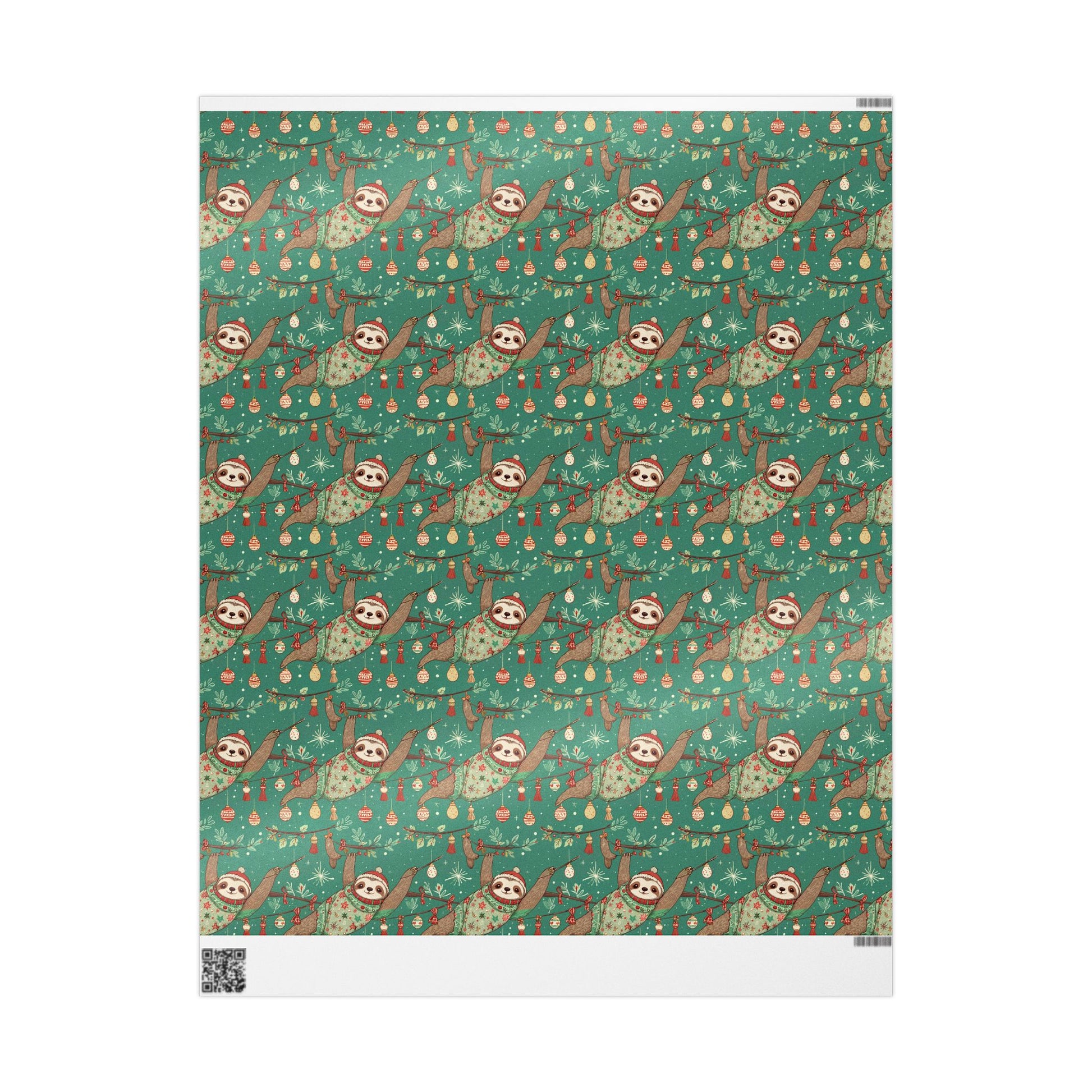 Slow Jingle, Big Mingle – Slothmas Wrapping Paper