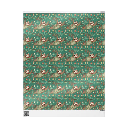 Slow Jingle, Big Mingle – Slothmas Wrapping Paper