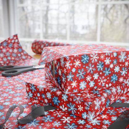 Festive Snowflake Wrapping Papers for All Occasions