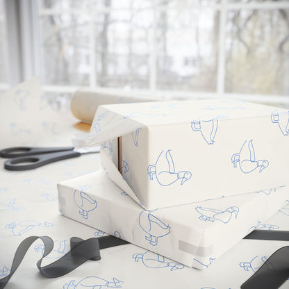 Charming Duck Wrapping Paper Roll