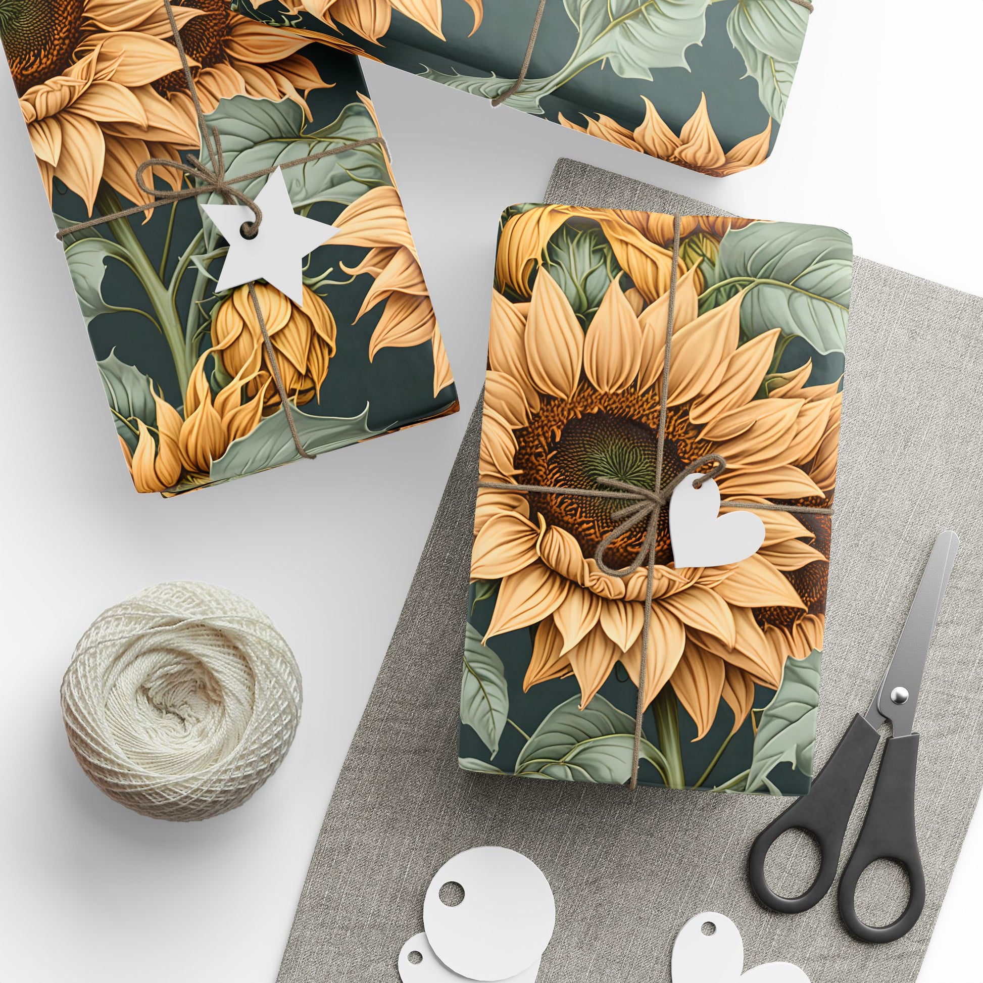Brighten Up Your Gifts with Sunflower Wrapping Paper