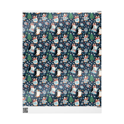 Waddle It Be? – Penguin Snow Party Wrapping Paper