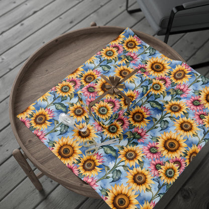 Wrapping Papers - Sunny Days Ahead Sunflower
