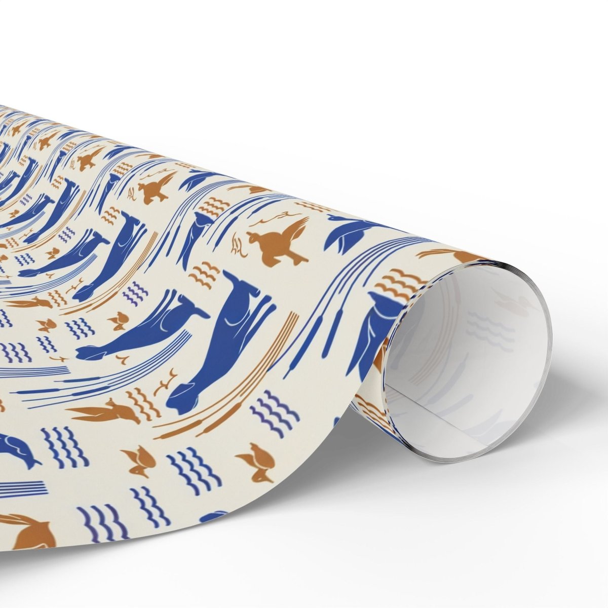 Pondside Pursuit – Hunting Lab Wrapping Paper