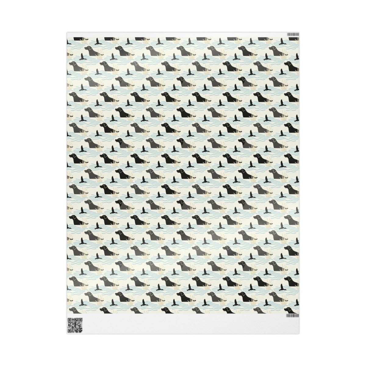 Waterfowl Watch – Black Lab Wrapping Paper
