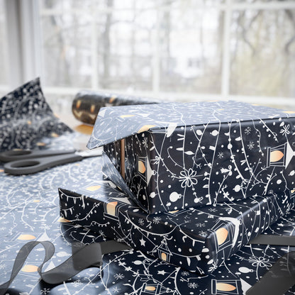 Lantern Glow – Cozy Lights Holiday Wrapping Paper