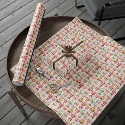Frosted & Festive – Christmas Cupcake Cuties Wrapping Paper