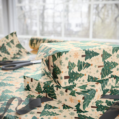 Tinsel Tannenbaum – Classic Christmas Tree Wrapping Paper