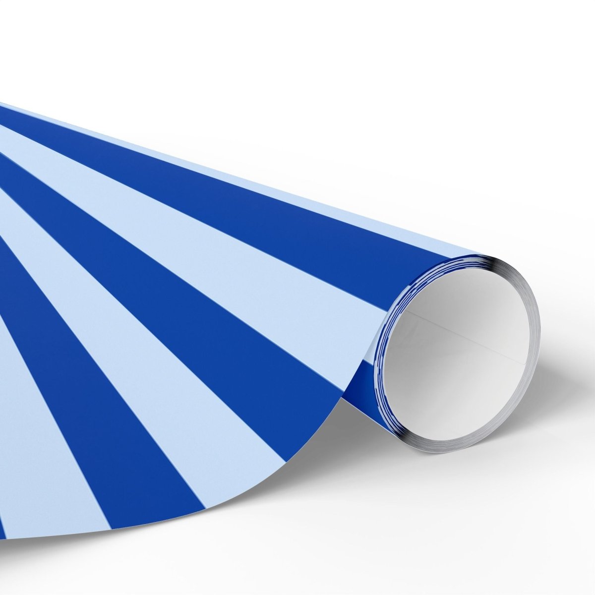 Blue Elegance – Sophisticated Striped Wrap