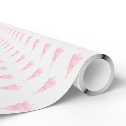Think Pink Fir - real – Blush Christmas Tree Wrapping Paper