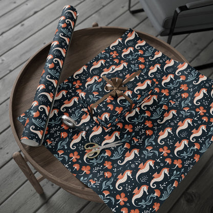 Underwater Vintage Seahorses Design