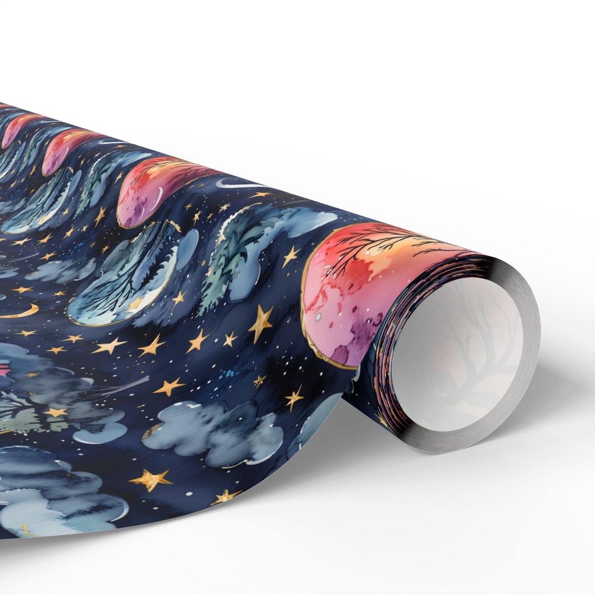 Cosmic Galaxy Wrapping Paper, Astronomical Gift Wrap, Solar System Party Decor, Space Birthday Wrap, Unique Holiday Gift Wrap
