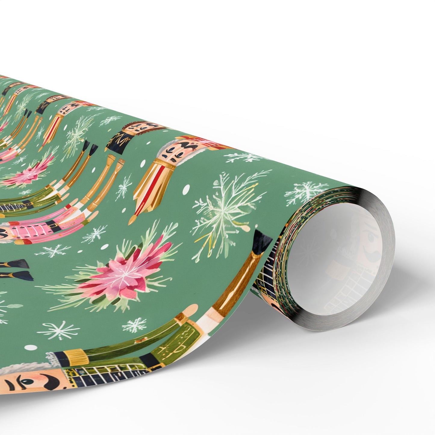 March of the Minty Men – Nutcracker Holiday Wrapping Paper