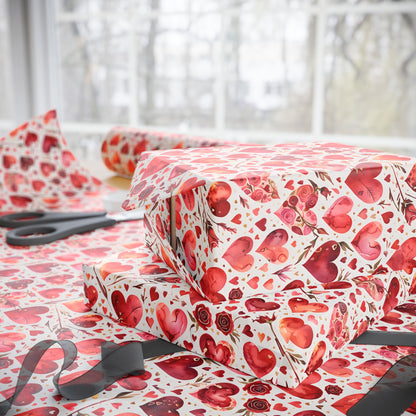 Romantic Heart Wrapping Paper