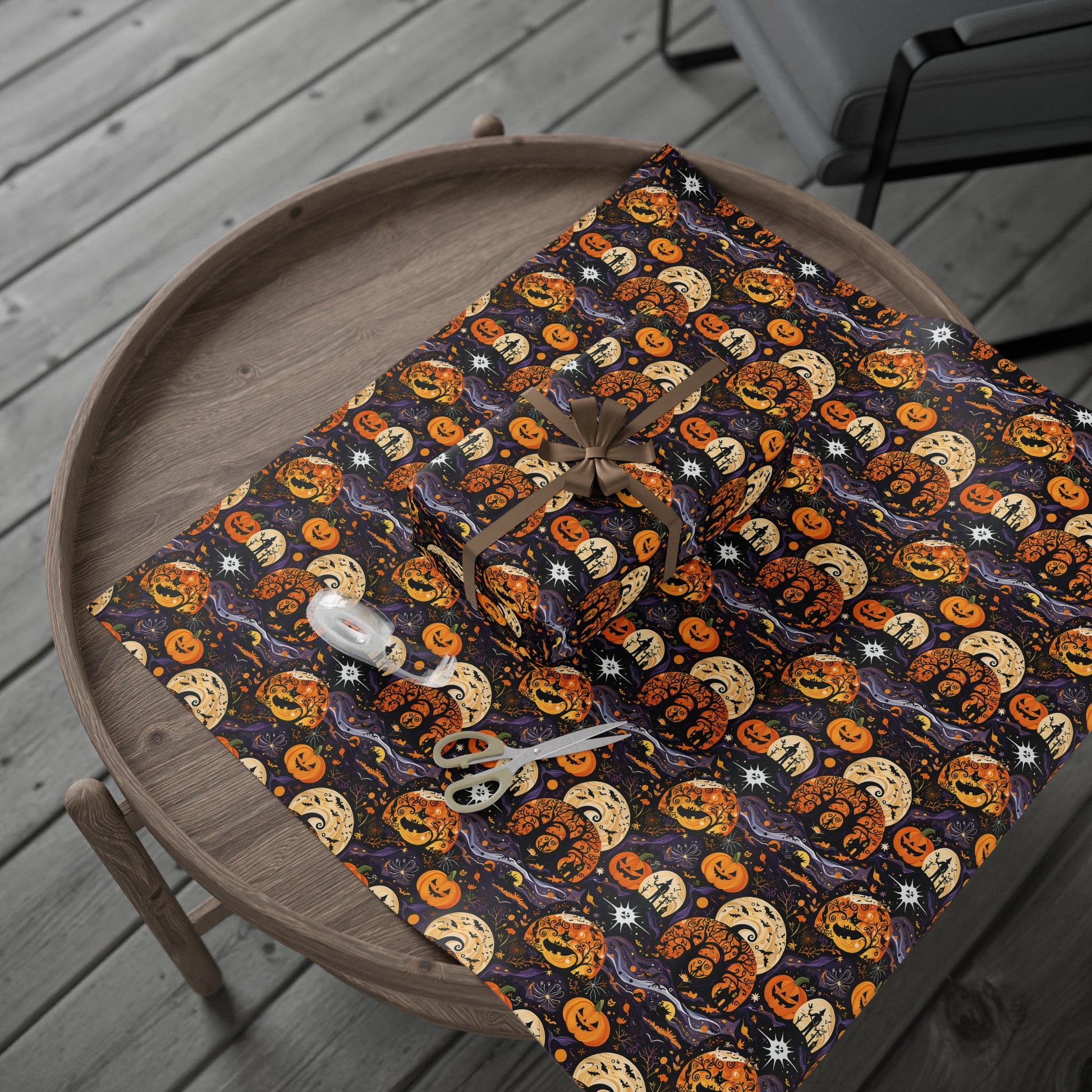 Spooky Halloween Gift Wrap for a Boo - tiful Surprise
