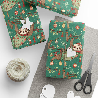 Slow Jingle, Big Mingle – Slothmas Wrapping Paper