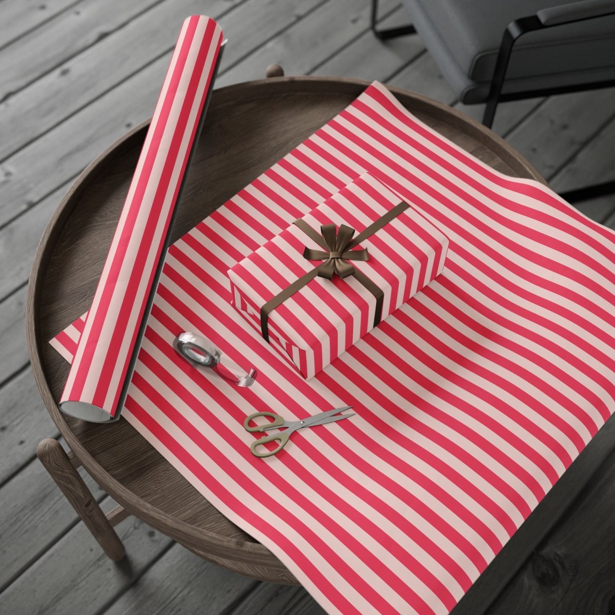 Stylish Red & Pink Stripes – Fun Wrap