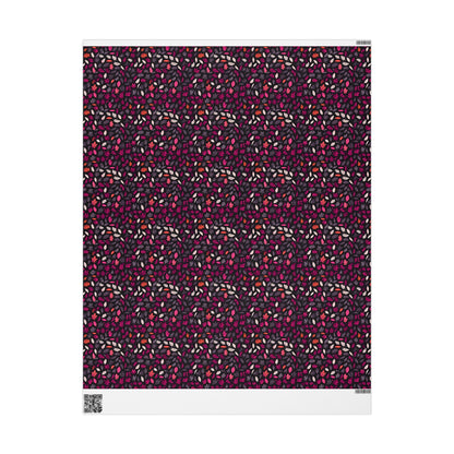 Colorful Pink Leaf Wrapping Paper