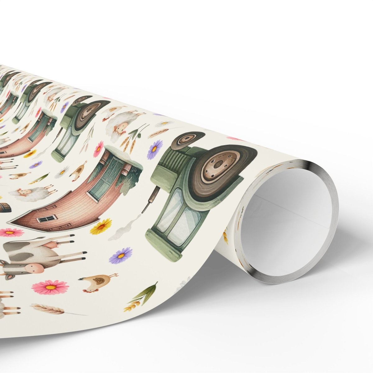 Cute Barnyard Gift Wrap