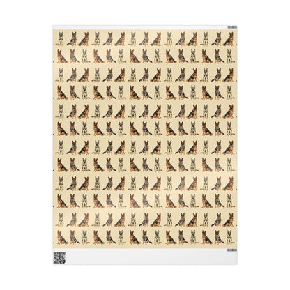 German Shepherd Dog Wrapping Paper