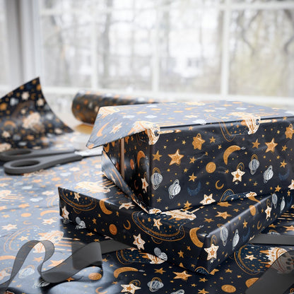 Celestial Birthday Wrapping Paper
