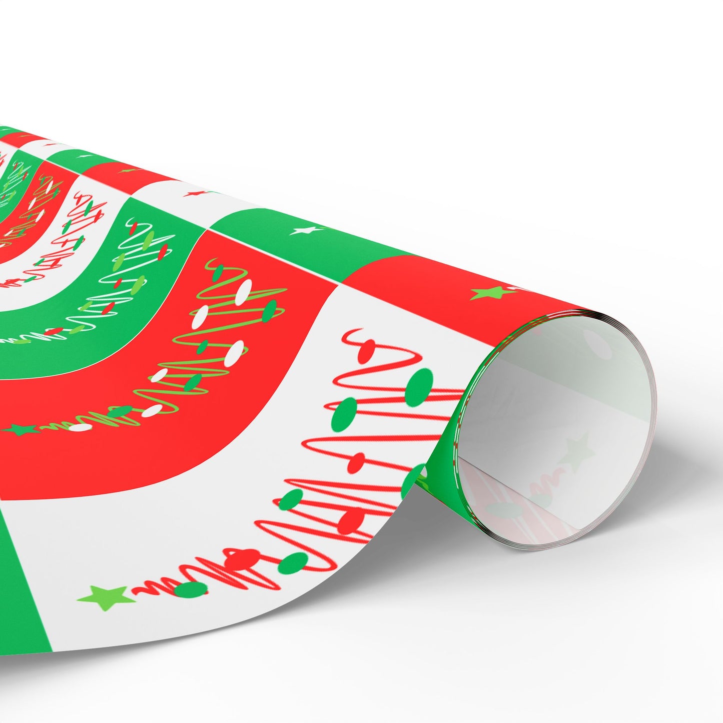Pop - Tinsel Trees – Modern Graphic Christmas Wrapping Paper