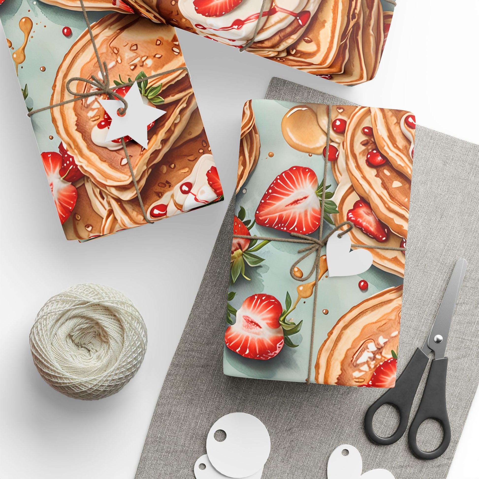 Pancake Wrapping Papers - Fun Food Gift Wrap
