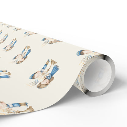Menorah Lighting Wrapping Papers