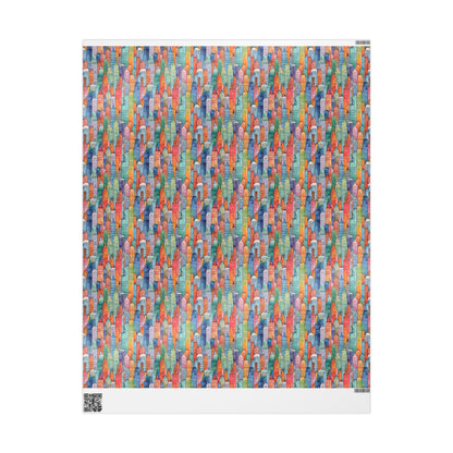 Abstract Cityscape Wrapping Papers