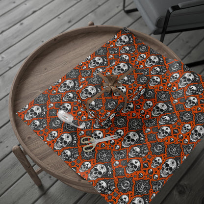 Orange Halloween Spooky Wrapping Papers