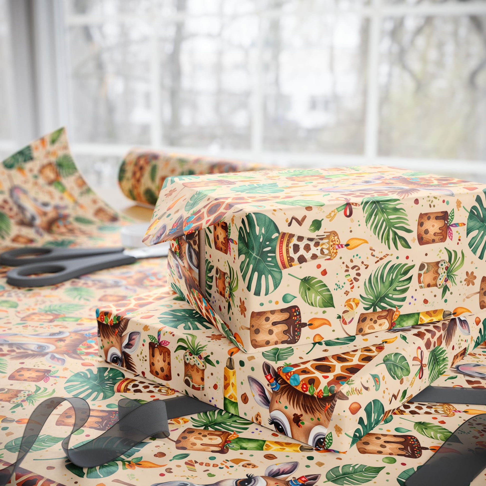 Whimsical Jungle Wrapping Paper