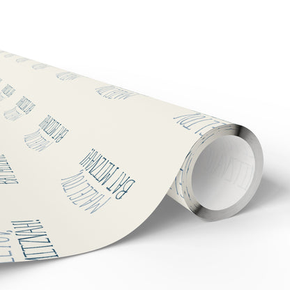 Elegant Mazel Tov Bat Mitzvah Gift Wrap