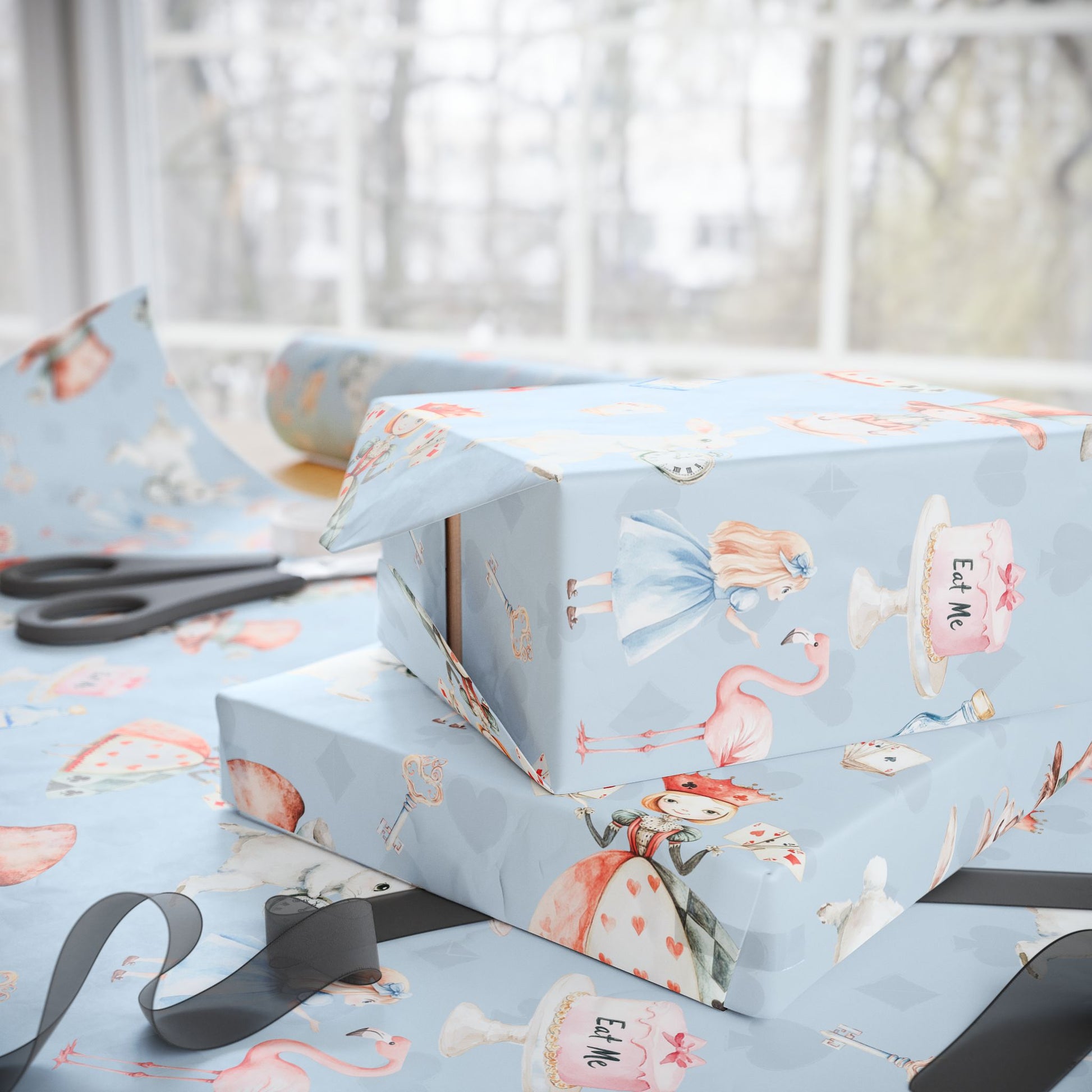 Alice in Wonderland Gift Wrap