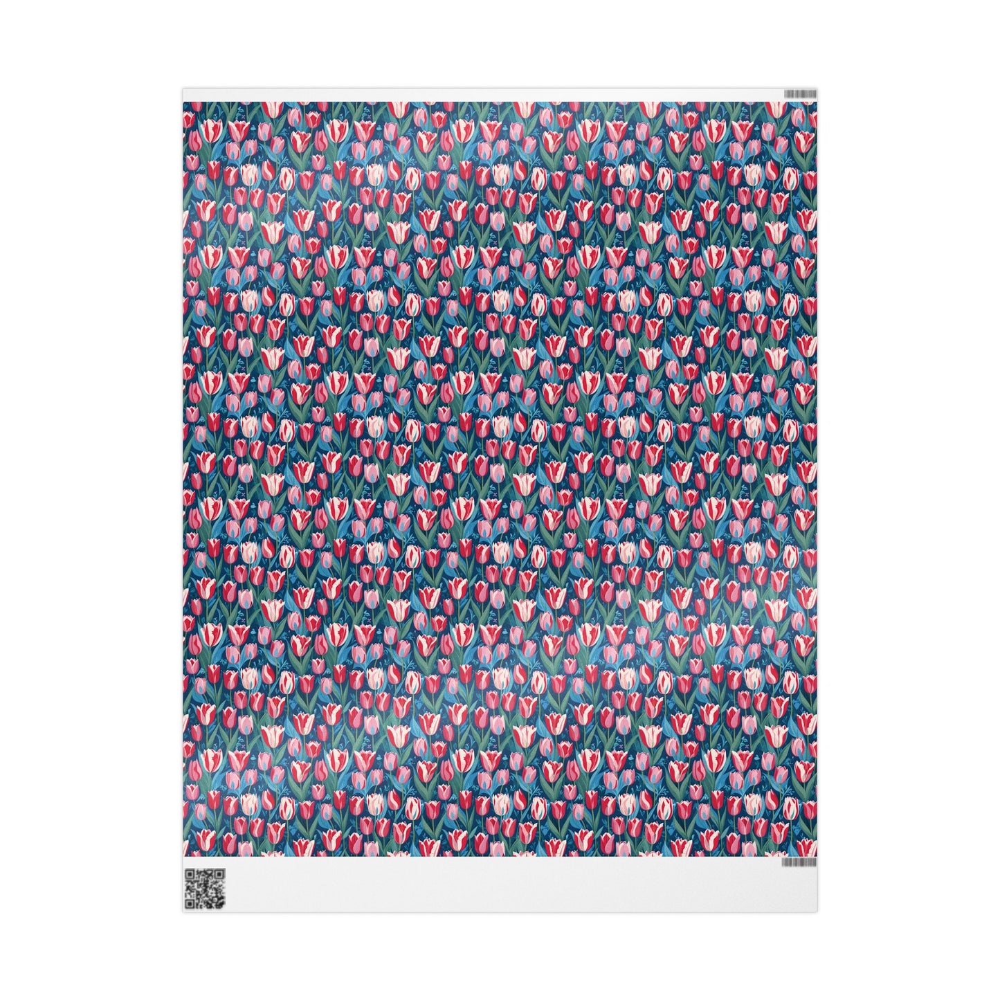 Vibrant Tulip Floral Wrapping Paper
