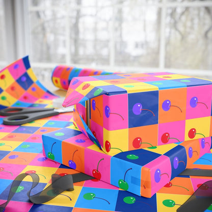 Colorful Cherry Wrapping Paper