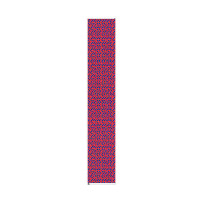Dot Riot – Bold Blue on Red Modern Wrapping Paper