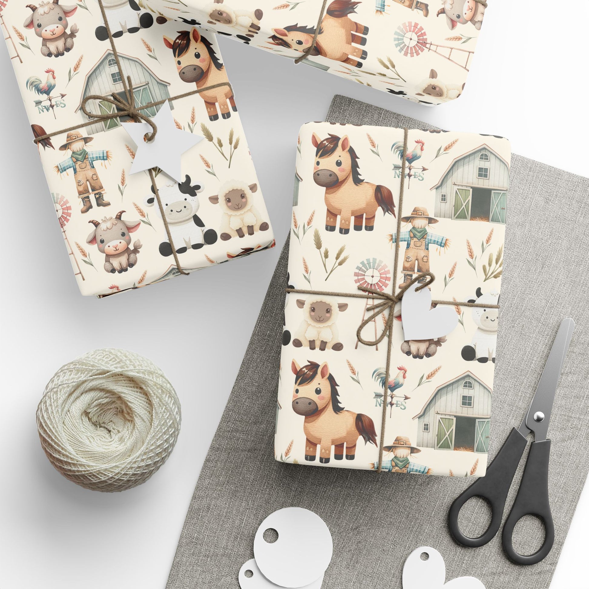 Farmhouse Charm – Rustic Animal Wrap
