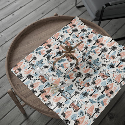 Surfboard Beach Wrapping Papers, Beach and Sea Vibes