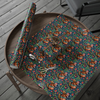 Merry & Quirky – Festive Platypus Wrapping Paper
