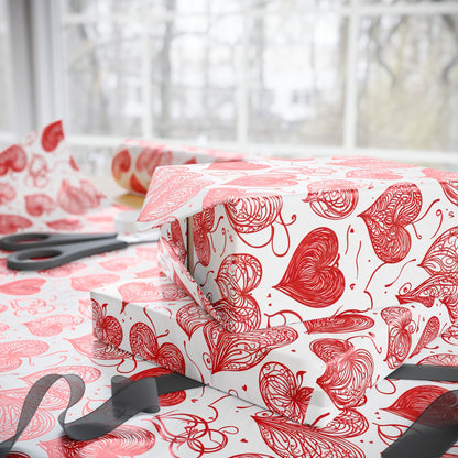 Heart - Themed Wrapping Paper