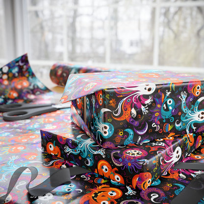 Vibrant Halloween Wrapping Paper
