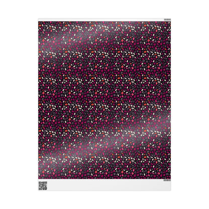 Colorful Pink Leaf Wrapping Paper