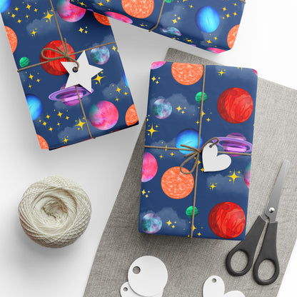 Cosmic Wrapping Paper for Unique Gift Giving