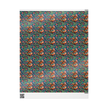 Merry & Quirky – Festive Platypus Wrapping Paper