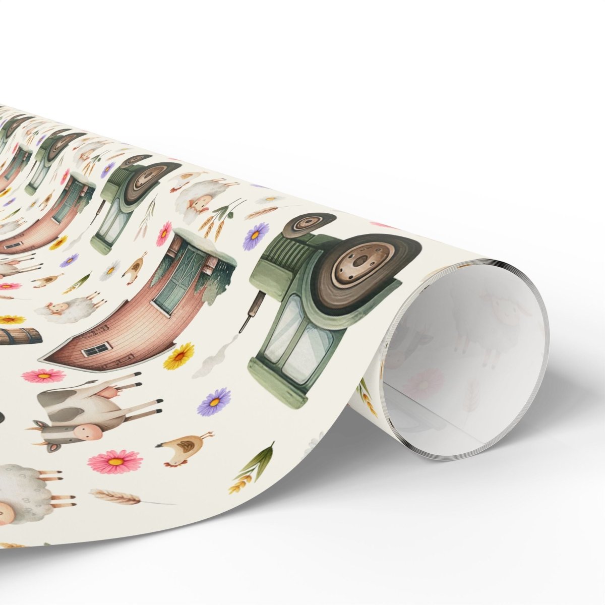 Cute Barnyard Gift Wrap