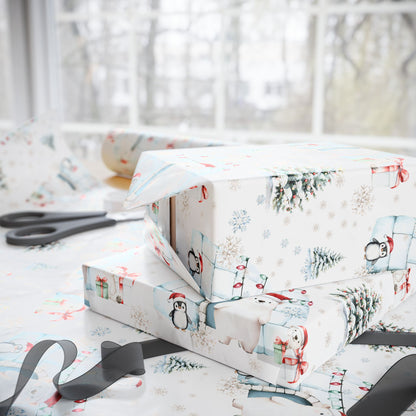 Igloo & Let It Snow – Arctic Friends Christmas Wrapping Paper