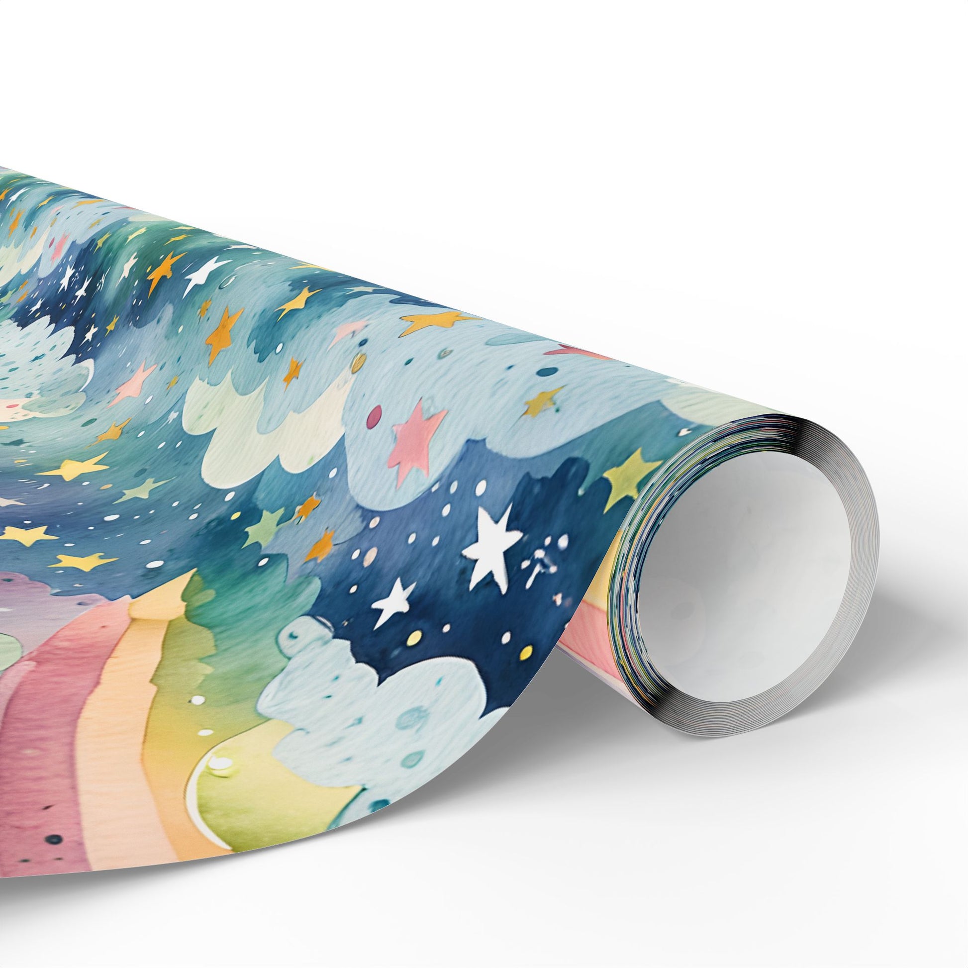 Rainbow Skies – Colorful Cloud Wrap for Joyful Gifting