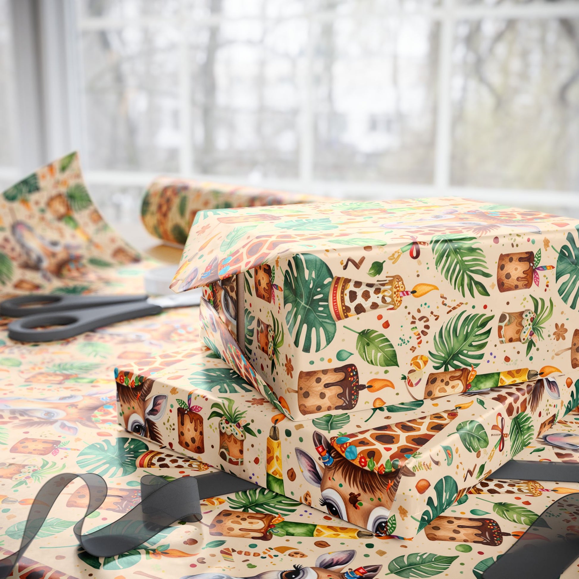 Whimsical Jungle Wrapping Paper